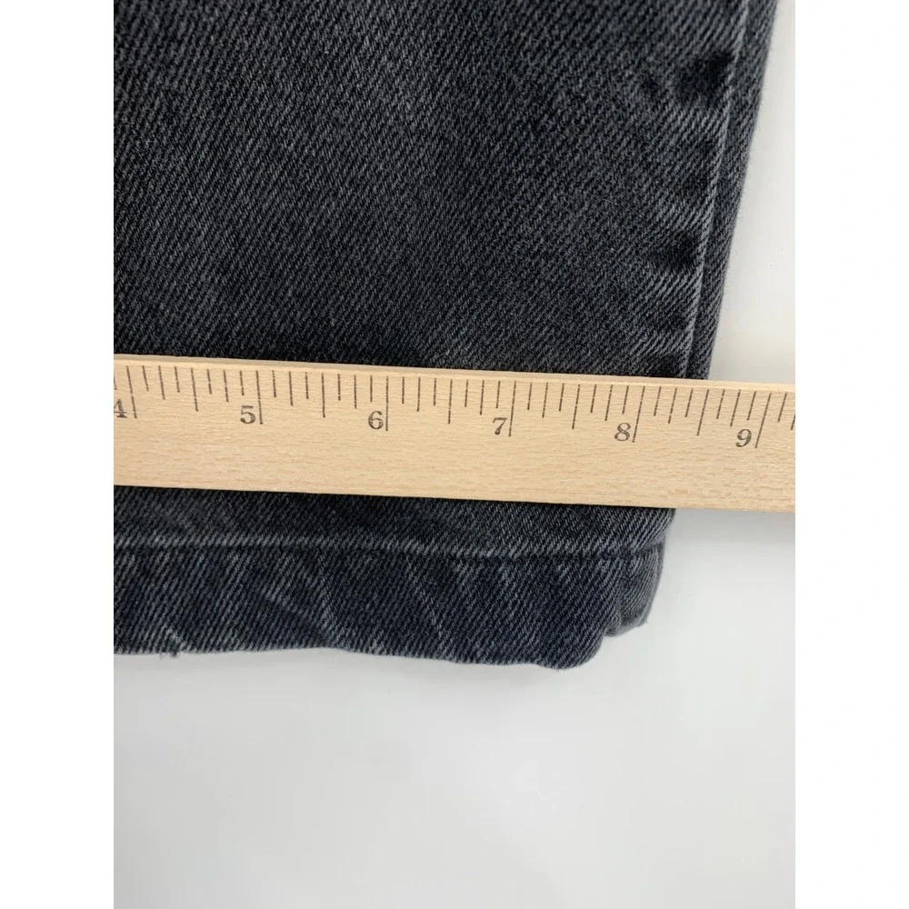 Vintage Levis 517 Jeans Mens 32x29 Black Boot Cut Distressed Y2K (Tag 33x34)